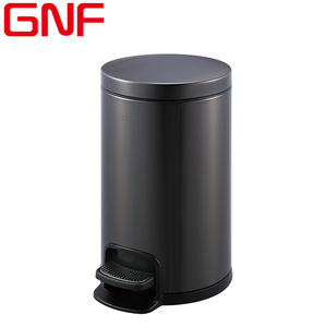 Thùng Rác Tái Chế Bàn Đạp Chân Tròn Bằng Thép Không Gỉ GNF 8L Thùng Rác Gia Đình Thùng Rác Phòng Khách Sạn Thùng Rác Thải - Product Image 3