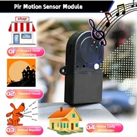 Module sonore pré-enregistrable et enregistrable avec capteur de mouvement ou de lumière, coffret cadeau, durée musicale de 0 à 300 secondes, certifié CE/FCC/ROHS