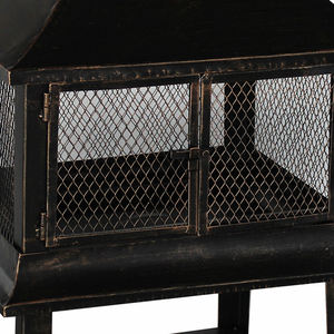 USA Style Hot Sale Wood Burning <strong>Steel</strong> <strong>Outdoor</strong> <strong>Fireplace</strong> - Product Image 3