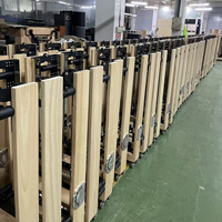 Equipo de Pilates Clásico de Madera para el Hogar, Diseño Resistente con 6 Resortes, Máquina de Pilates Reformer de Madera de Arce Plegable, Listo para Enviar