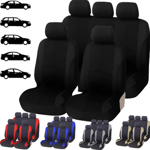 Housse de siège de voiture universelle en tissu LC, ensemble complet pour 5 ou <span class=keywords><strong>7</strong></span> <span class=keywords><strong>places</strong></span>, protection de siège automobile pour voitures, SUV, accessoires intérieurs - Product Image 1