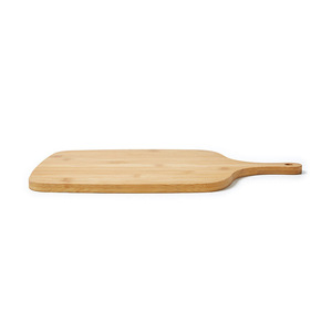 Tabla de cortar de bambú rectangular con mango antideslizante, duradera, para cocina, repostería, frutas, sushi, pizza, fácil de limpiar - Product Image 4