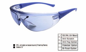 Lunettes de sécurité anti-buée z87 ansi CE EN166 standard lunettes de protection de prescription de sécurité - Product Image 2