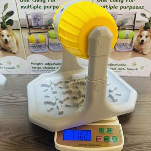 JiaBei <b>Interactive</b> Pet Feeder Puzzle <b>Toy</b> With Food Dispenser For <b>Cats</b> And Dogs Fun Slow Eating Training Game Gray And Green - Product Image 3