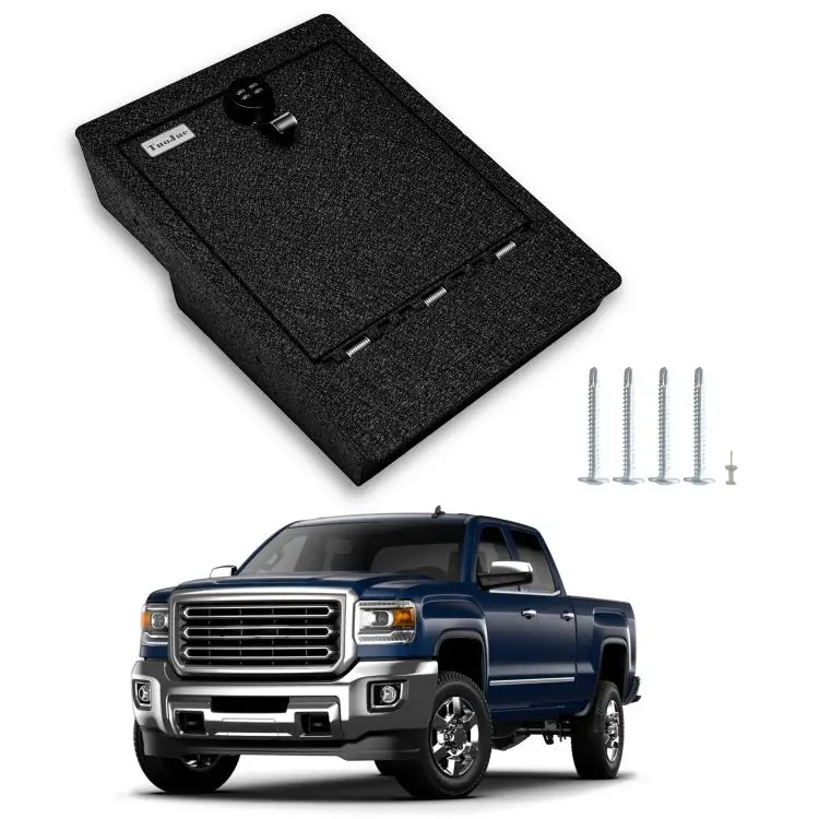 Invisible De Voiture Accoudoir Console Sûr pour 2014 - 2019 CHEVROLET SILVERADO et GMC SIERRA 1500 ÉGALEMENT 2015-2020 2500 et 3500 SÉRIE