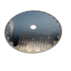 Lame de coupe de pierres précieuses en <span class=keywords><strong>verre</strong></span> 6 pouces Diamond Caoted Grit 120 Super Thin Cutting Saw Plate - Product Image 1