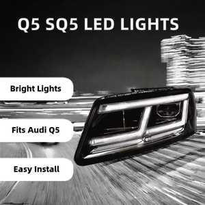 Gruppo Fari a LED Aggiornato per <span class=keywords><strong>Audi</strong></span> <span class=keywords><strong>Q5</strong></span>/SQ5 2013-2018, Luce Blu, 12V 70W 4000 Lm, Illuminazione Anteriore - Product Image 3