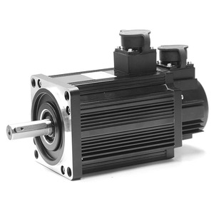แรงบิดสูง Nema52 130 มม. 2.6KW 2500RPM 10NM 220VAc มอเตอร์เฟสเดียว 2500PPR ตัวเข้ารหัสสำหรับเครื่องกลึงซีเอ็นซี - Product Image 3