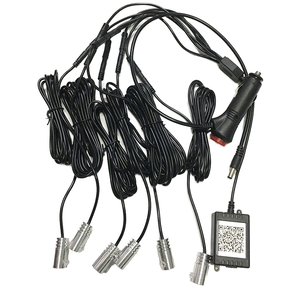 Tira <span class=keywords><strong>de</strong></span> luz <span class=keywords><strong>de</strong></span> <span class=keywords><strong>fibra</strong></span> óptica LED <span class=keywords><strong>de</strong></span> aluminio para 6 coches, 1 fila, cambio <span class=keywords><strong>de</strong></span> Color, IP55, aplicación móvil nominal, Control, iluminación <span class=keywords><strong>de</strong></span> ambiente Interior para coche - Product Image 1