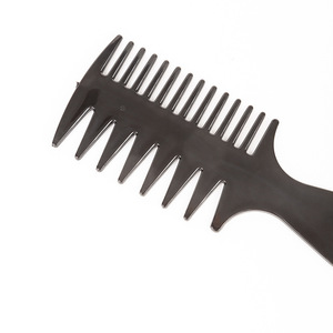 Wide Tooth Hair <b>Comb</b> Large Size Black PP Material for Men Slicked Back Home Use Guangzhou Made for - Product Image 2