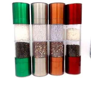 New Design Salt and Pepper Grinder Premium 2 in 1 Stainless Steel Grinder Combo Set Mill Grinder Seasoning Cooking Tool