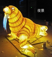 2025 Outdoor Weihnachts licht Tiere führte wasserdichte chinesische Laterne