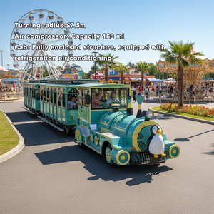 Treno turistico senza binari a 72 posti a forma di animale, pullman per passeggeri e bambini, autobus natalizio, prezzo, treno da esterno - Product Image 2
