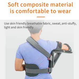 Penahan bahu bernapas, penyangga lengan dengan bantal penyangga fiksasi patah, braket untuk pemulihan cedera bahu - Product Image 6