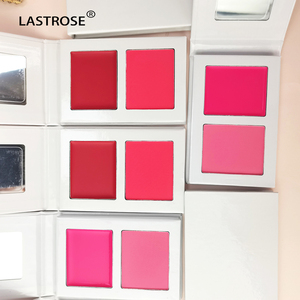 Bedak dan Krim Blush Dua Warna dengan Pigmen Tinggi Logo Anda Riasan Wajah Pipi Label Pribadi Palet Highlighter dan Blush - Product Image 4