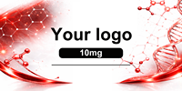 Étiquettes holographiques autocollantes imperméables pour flacons, impression d'étiquettes pour l'emballage pharmaceutique
