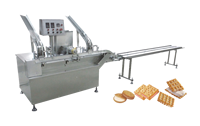 Machine de Production de biscuits, four à gaz électrique à haute pureté, entièrement automatique, pour sandwich et biscuits