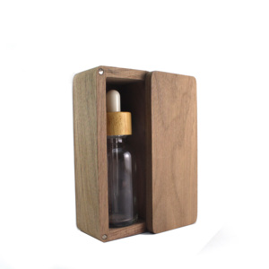 <strong>Wooden</strong> Ring <strong>Box</strong> Black Walnut Wood Jewelry <strong>Storage</strong> <strong>Box</strong> - Product Image 4