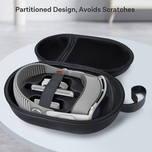 Étui rigide pour Visionss <span class=keywords><strong>Pro</strong></span> plusieurs compartiments pour étui de transport pour casque <span class=keywords><strong>Apple</strong></span> VR - Product Image 6