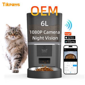 Comedero Automático para Gatos OEM 6L Tuya con Cámara, Video HD 1080P, Visión Nocturna, Dispensador Inteligente de Comida para Mascotas con Temporizador para <span class=keywords><strong>Maine</strong></span> <span class=keywords><strong>Coon</strong></span> - Product Image 1