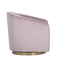 Fauteuil pivotant d'appoint moderne nordique en velours, réglable en hauteur, pour salon, salle à manger, chambre à coucher – Vente en gros directe usine