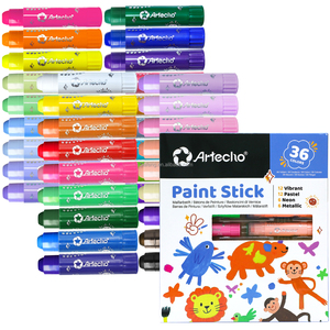 Artecho New Design 36 Colors Non-toxic Smooth <strong>Pastel</strong> Soft Touch <strong>Paint</strong> Stick Set - Product Image 1