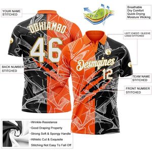 Custom <b>Bowling</b> Golf Polo Jersey Unisex 100 Polyester Quick Dry Sublimation Print Personalized Team Uniforms for Men Women Youth - Product Image 2