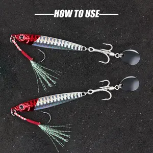 Spinpoler pêche Spinner lame triple crochet <span class=keywords><strong>en</strong></span> plastique souple Senko leurres de pêche manivelles Jerkbaits cuillères <span class=keywords><strong>saule</strong></span> Colorado lame - Product Image 6