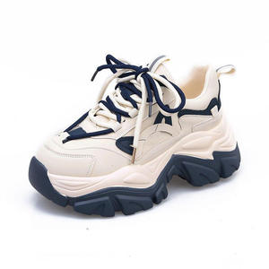 Zapatos Casuales de Otoño para Mujer, Cómodos y Suaves con Diseño de Ondas y Combinación de Colores - Product Image 1