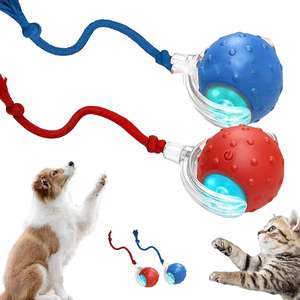 Jouet interactif couineur pour chien, léger, en caoutchouc thermoplastique en forme d'os de taille moyenne, pour jeu de rapport extérieur, renforce le lien entre animal et propriétaire - Product Image 5