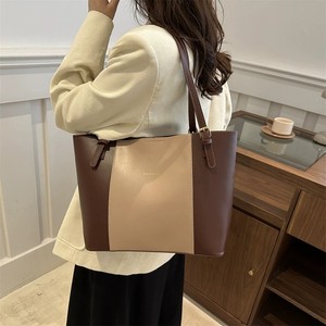 Sac fourre-tout grande capacité pour femme, style coréen, <span class=keywords><strong>nouvelle</strong></span> <span class=keywords><strong>collection</strong></span> printemps, décontracté et tendance, sac portable de style occidental - Product Image 5