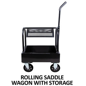 JH-Mech Nouveau design Porte-selle avec <span class=keywords><strong>roulettes</strong></span> silencieuses Chariot à selle en acier à usage intensif enduit de poudre - Product Image 2