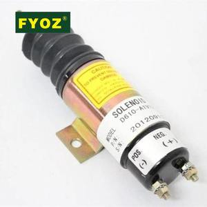 Válvula Solenoide de Parada de Combustible, 24V, para Motor Deutz Kubota Woodward Trombetta, Válvula Solenoide de Parada, D610A1V24, Excavadora - Product Image 2