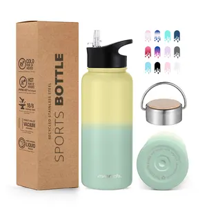 Stainless Vacuum Insulated Water Bottle In Stock Custom Logo Eco Friendly Vacuum Insulated Stainless Steel Water Drinking Bottle
