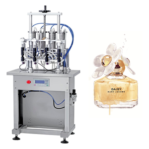 Remplisseur <span class=keywords><strong>automatique</strong></span> de bouteilles d'huile essentielle liquide, 4 têtes, Machine de remplissage de parfum liquide, <span class=keywords><strong>prix</strong></span> bon marché - Product Image 1