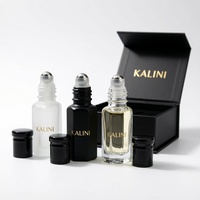 Flacon roll-on de luxe pour huiles essentielles de 12 ml, flacon en verre vide pour attar avec emballage cadeau