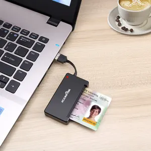 Lector <span class=keywords><strong>de</strong></span> <span class=keywords><strong>Tarjetas</strong></span> Inteligentes Mini USB 2.0 <span class=keywords><strong>de</strong></span> Alta Velocidad <span class=keywords><strong>para</strong></span> Control <span class=keywords><strong>de</strong></span> Acceso PC/SC, Externo, Emv Nivel 1, Lectura/Escritura Industrial, <span class=keywords><strong>para</strong></span> <span class=keywords><strong>Tarjetas</strong></span> Inteligentes Móviles - Product Image 3