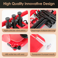 High Quality ABS Plastic Trumpet for Beginners and Students Lightweight Small Trumpet Bb Key With Gig Bag