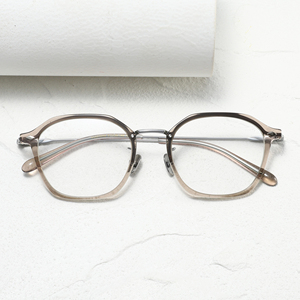 Gafas Redondas de Montura Completa, Color Sólido, Unisex, Anti-UV, Monturas de Corrección de Visión para Adultos, Forma Ovalada para Rostro - Product Image 6