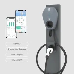 Iocharger 32a Electric Car Charging Wallbox Bidirectional Charger Ev OCPP Smart Ac Type 2 7kw Ev Charger