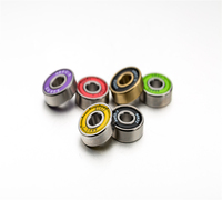 Roulements de patins à roulettes de haute précision 8 mm ABEC7,9, roulements de patins à roulettes, billes de skateboard, haute vitesse 8x22x7 mm, roulement 608