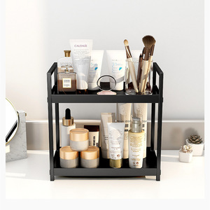 Bathroom <b>Organiser</b> Shelf Cosmetic <b>Organiser</b> Rack 3 Floors Desktop <b>Storage</b> Plastic <b>Makeup</b> Organizer - Product Image 1