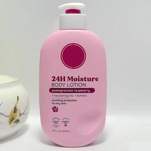Lotion corporelle naturelle Eoos à prix abordable, grenade et framboise, hydrate 24h, apaise et protège les peaux sèches - Product Image 3