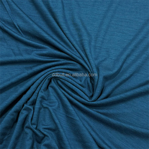 Tissu <span class=keywords><strong>jersey</strong></span> 100 % <span class=keywords><strong>laine</strong></span> mérinos en stock, 18,5 microns GSM150, lavable en machine, ultra léger, uni, pour body bébé et adulte - Product Image 3