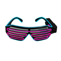 Máscaras LED de Plástico con Barra de Luces para Fiestas, Accesorios de Animación, Música Electrónica, Máscaras Luminosas Intermitentes para Cosplay, Clubes Nocturnos