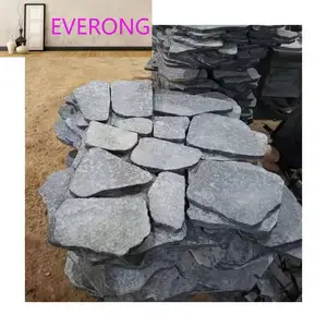 Black Basalt Step Stone Irregular Random Flagstone Paving Stone