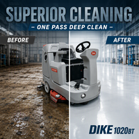 Nouvelle autolaveuse industrielle autoportée DIKE 7-8H, fonctionnement continu, réservoir d'eau propre de 210L, nettoyage de grandes surfaces, OEM disponible