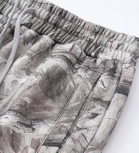 스트리트웨어 헐렁한 스타일 열 전달 인쇄 위장 카고 바지 남성 캐주얼 작업복 바지 - Product Image 4