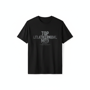 T-shirt nera personalizzata con stampa grafica |   Supporto OEM/ODM - Product Image 2