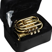 Professional Brass Mini Cornet Trumpet for Beginners